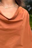 Oscar Drape Trapeze Tank Hazelnut